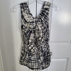 BCBG silk sleeveless blouse top